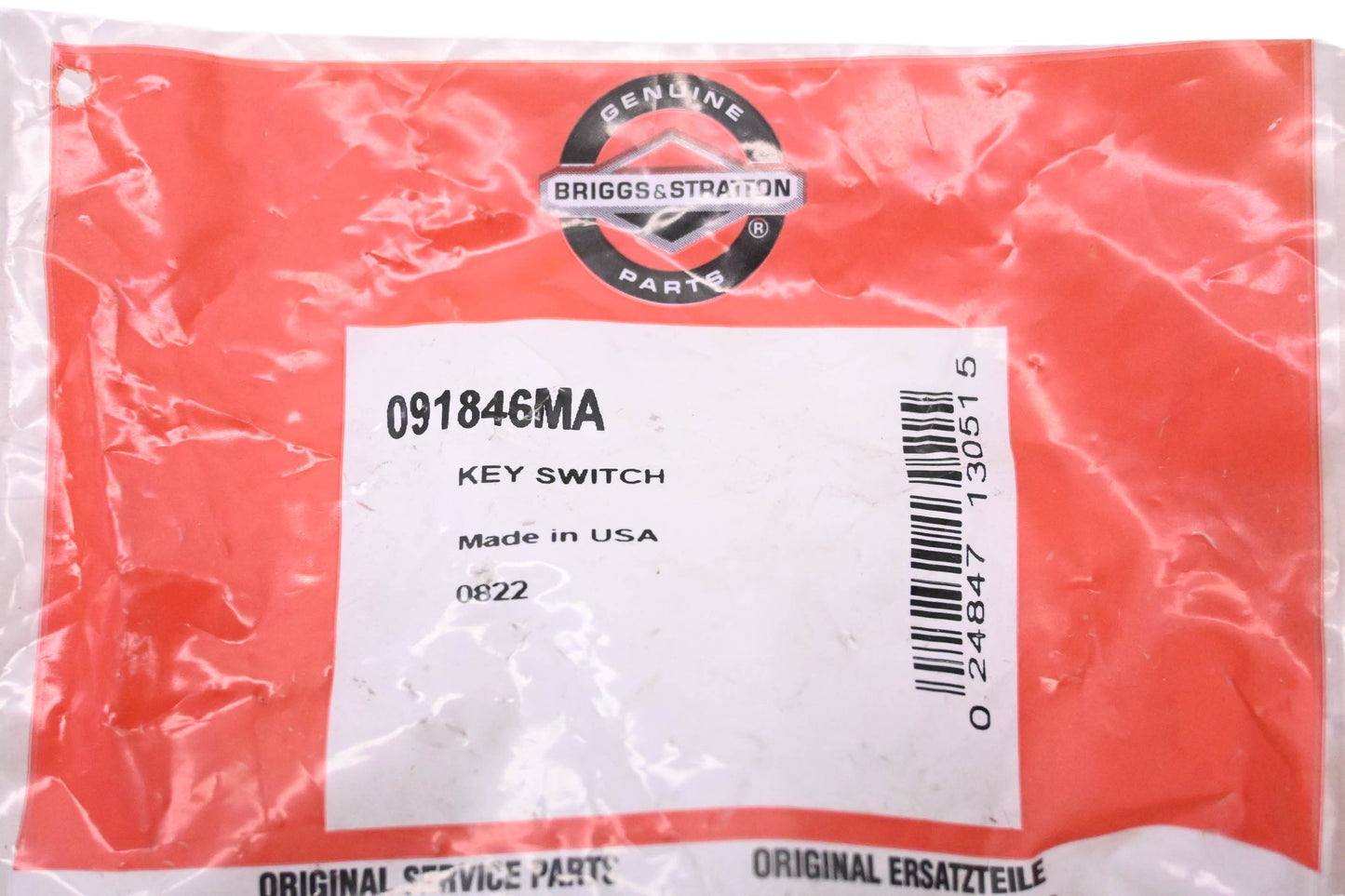 New OEM Briggs & Stratton 091846MA Starter Switch Assembly NOS