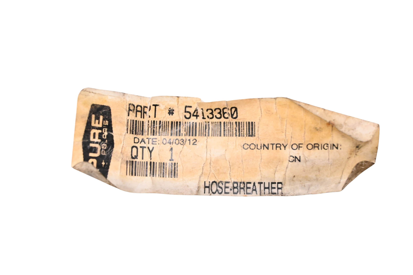 New OEM Polaris 5413360 Breather Hose NOS