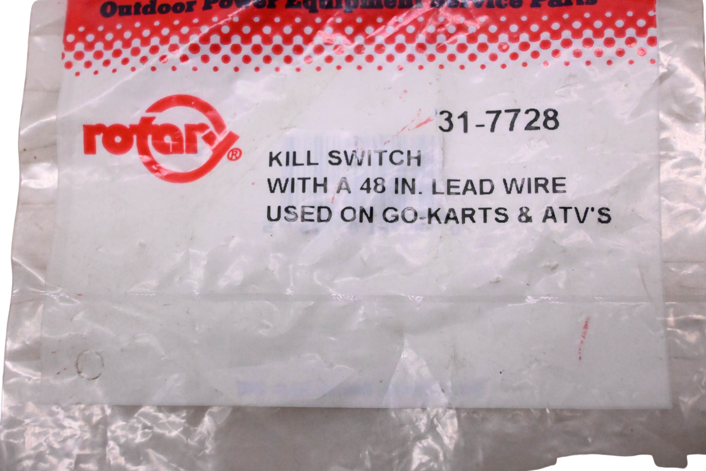 Rotary 31-7728 Toggle Kill Switch Assembly Kit NOS