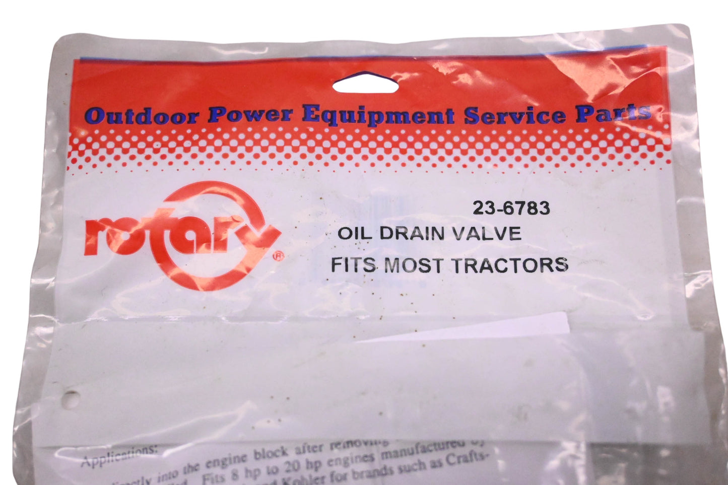Rotary 23-6783 Oil Drain Valve Assembly Kit NOS