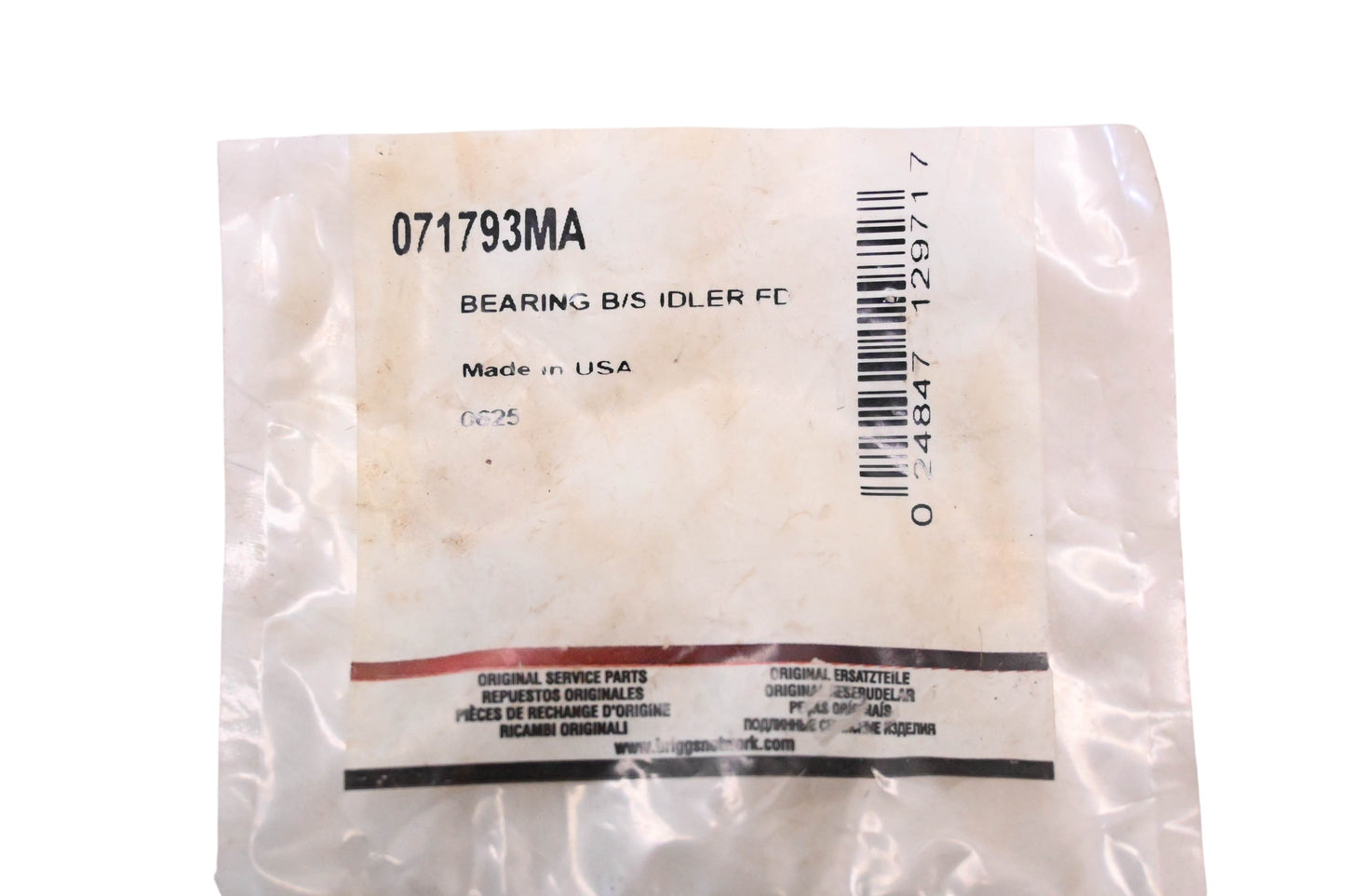 Murray 071793MA Idler FD Bearing NOS