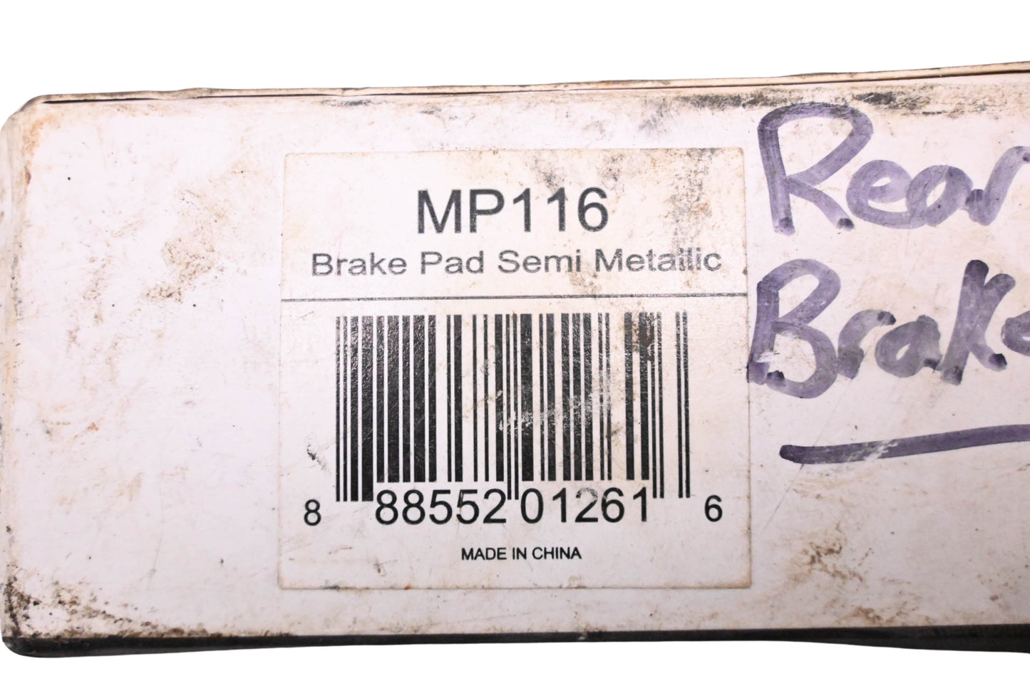 Caltric MP116 Rear Brake Pad Kit NOS