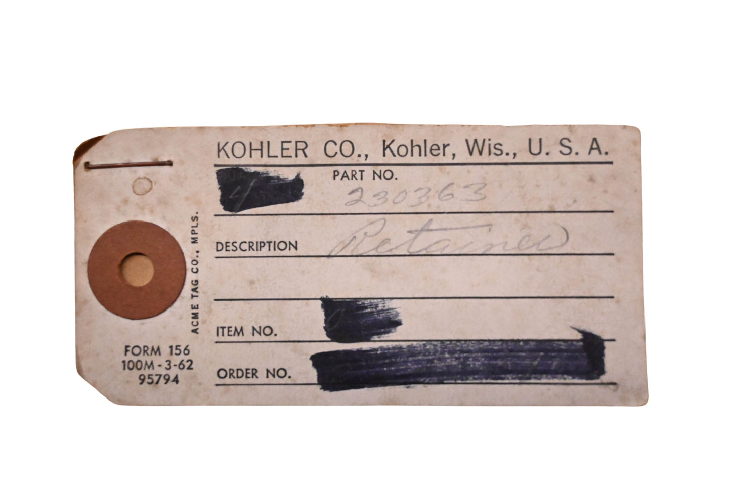 Kohler 230363 Flywheel Screen Clip NOS