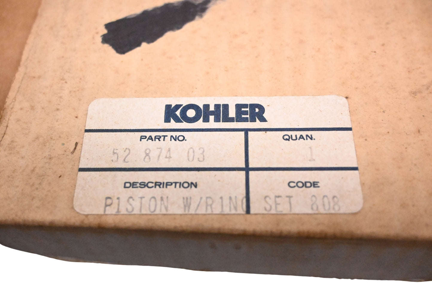 Kohler 52-874-03 Piston Assembly Kit NOS