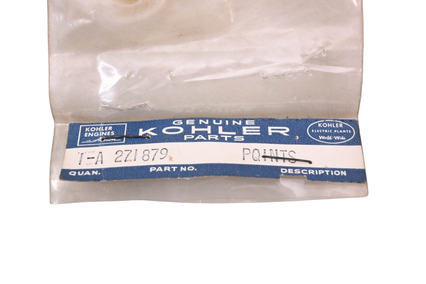 Kohler 271879 Engine Points Assembly NOS