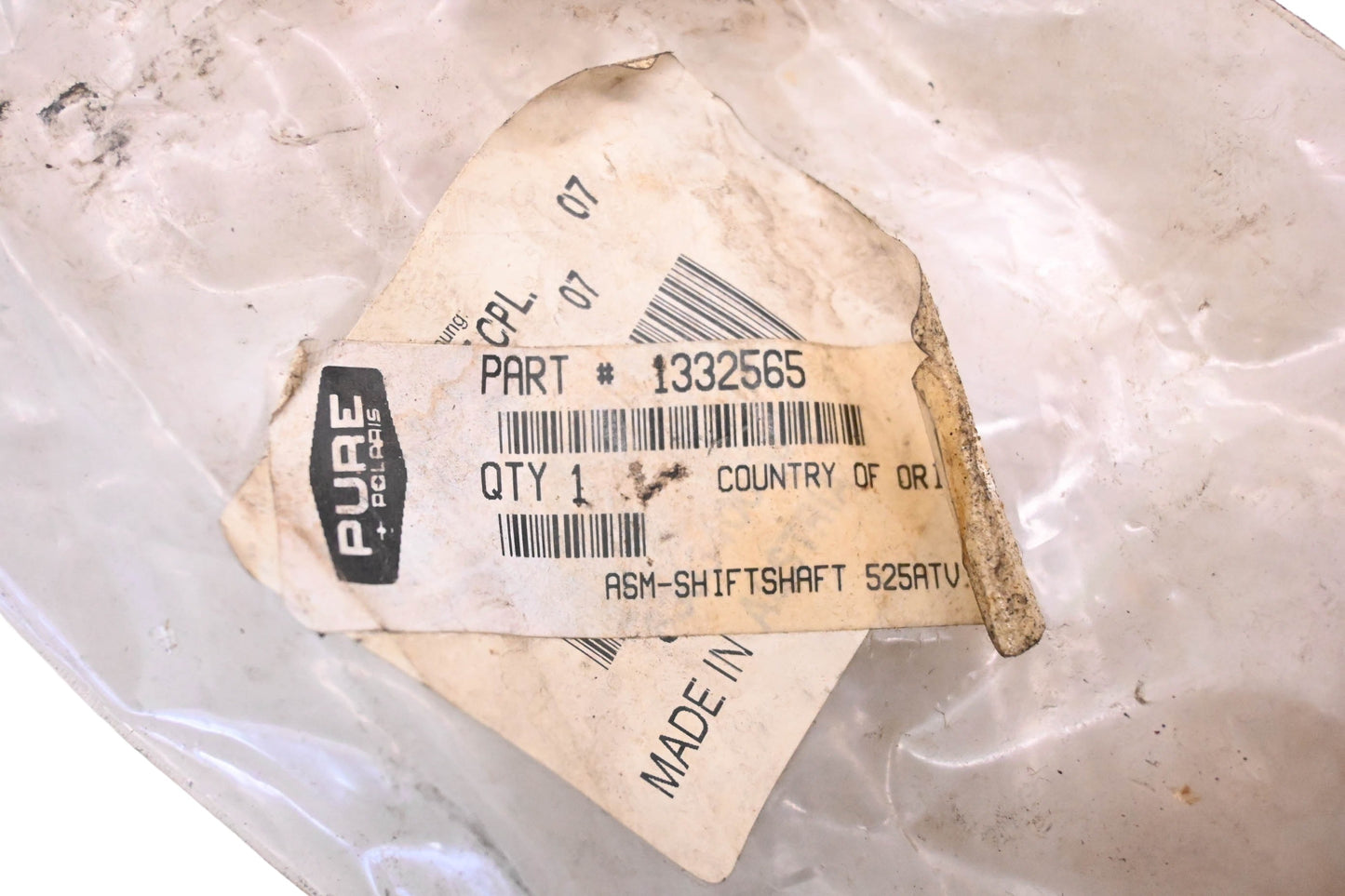 New OEM Polaris 1332565 Shift Shaft Shifter Assembly NOS