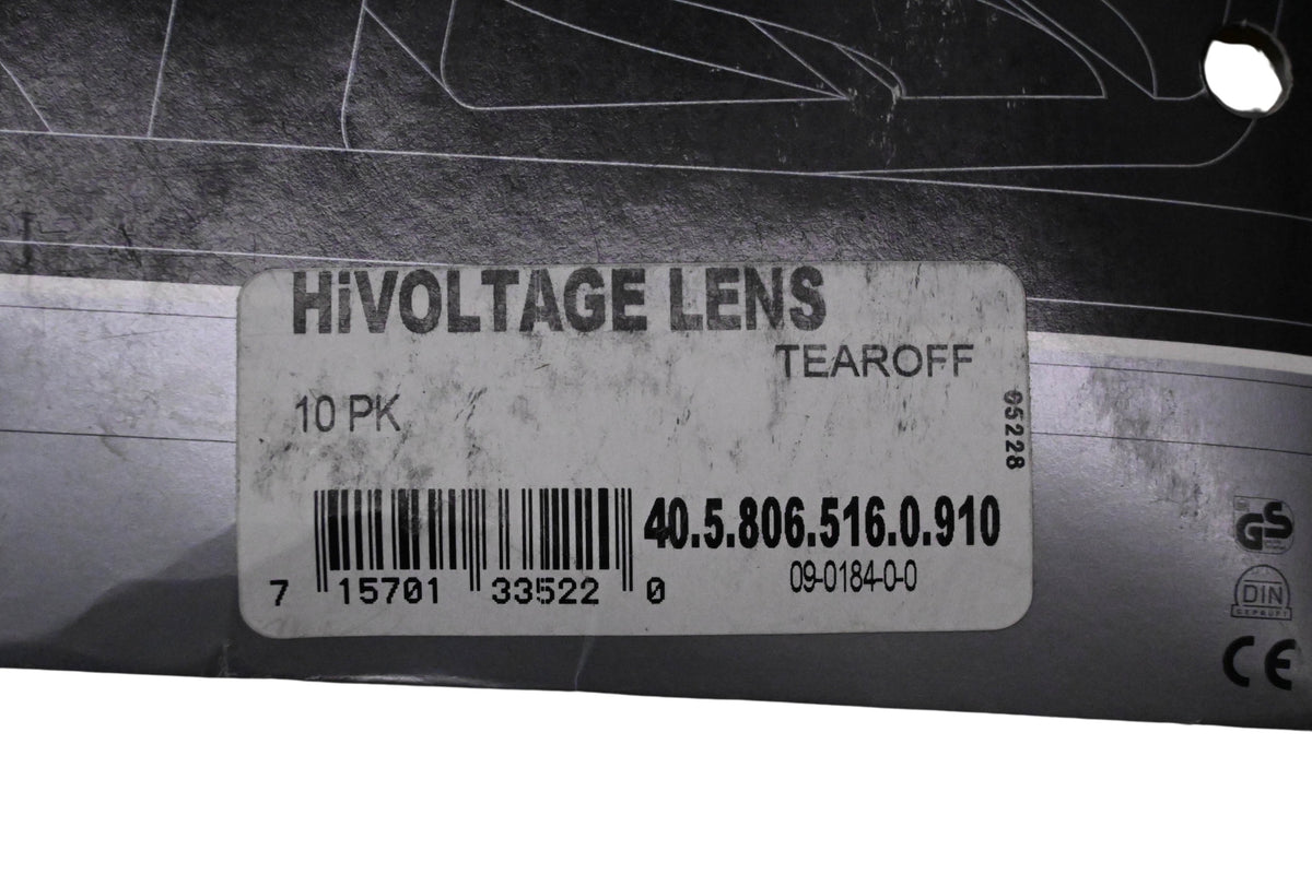 Scott 09-0184-0-0 10 Pack High Voltage Goggle Three Pin Tear Off Sheets NOS