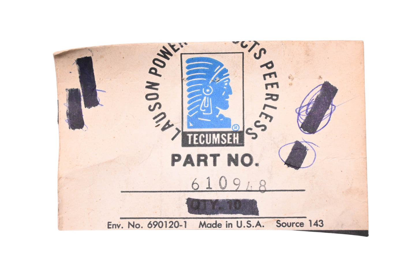 New OEM Tecumseh 610948 Point Cover Gaskets Qty 2 NOS