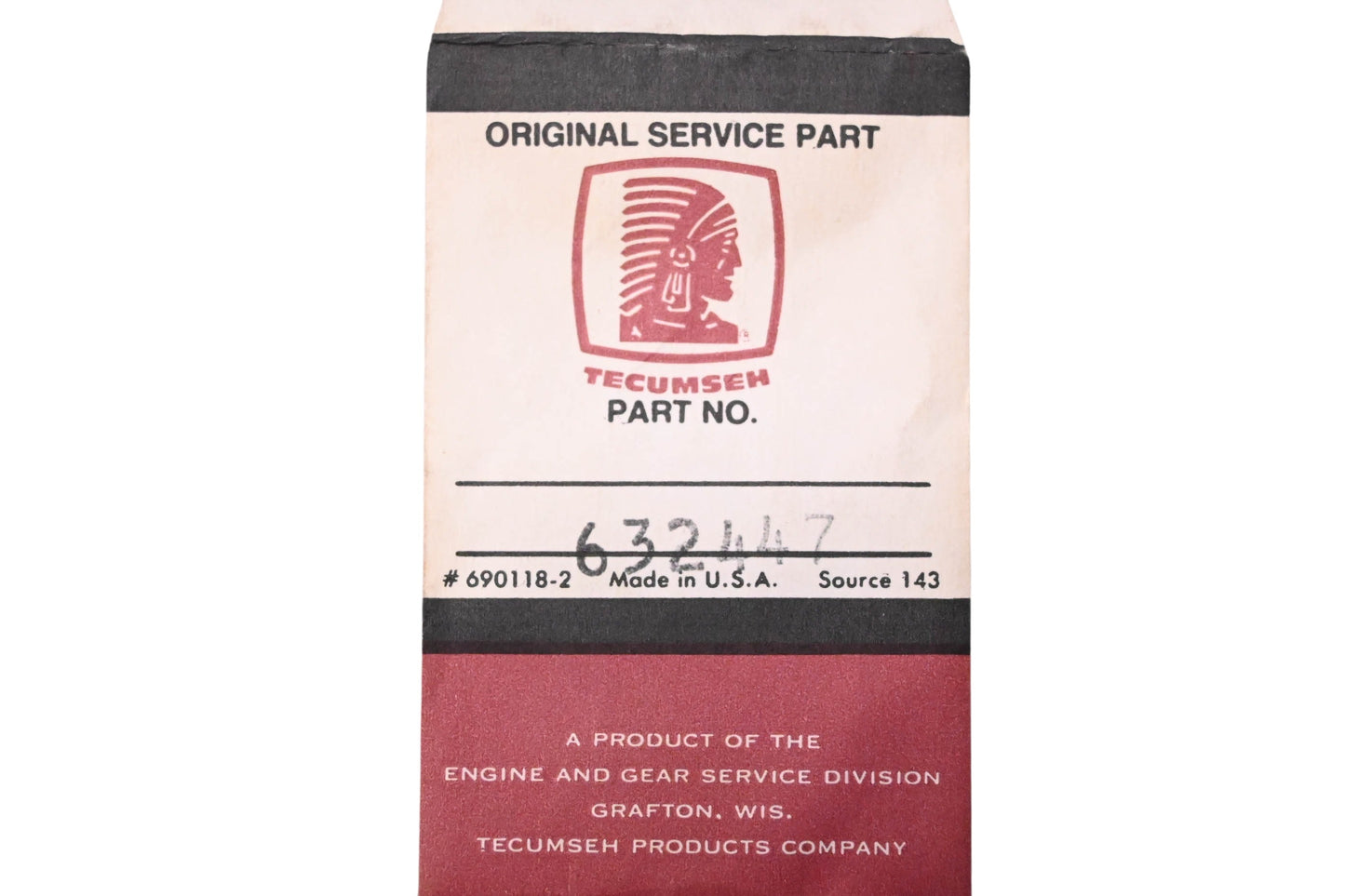 New OEM Tecumseh 632447 Gaskets Qty 2 NOS