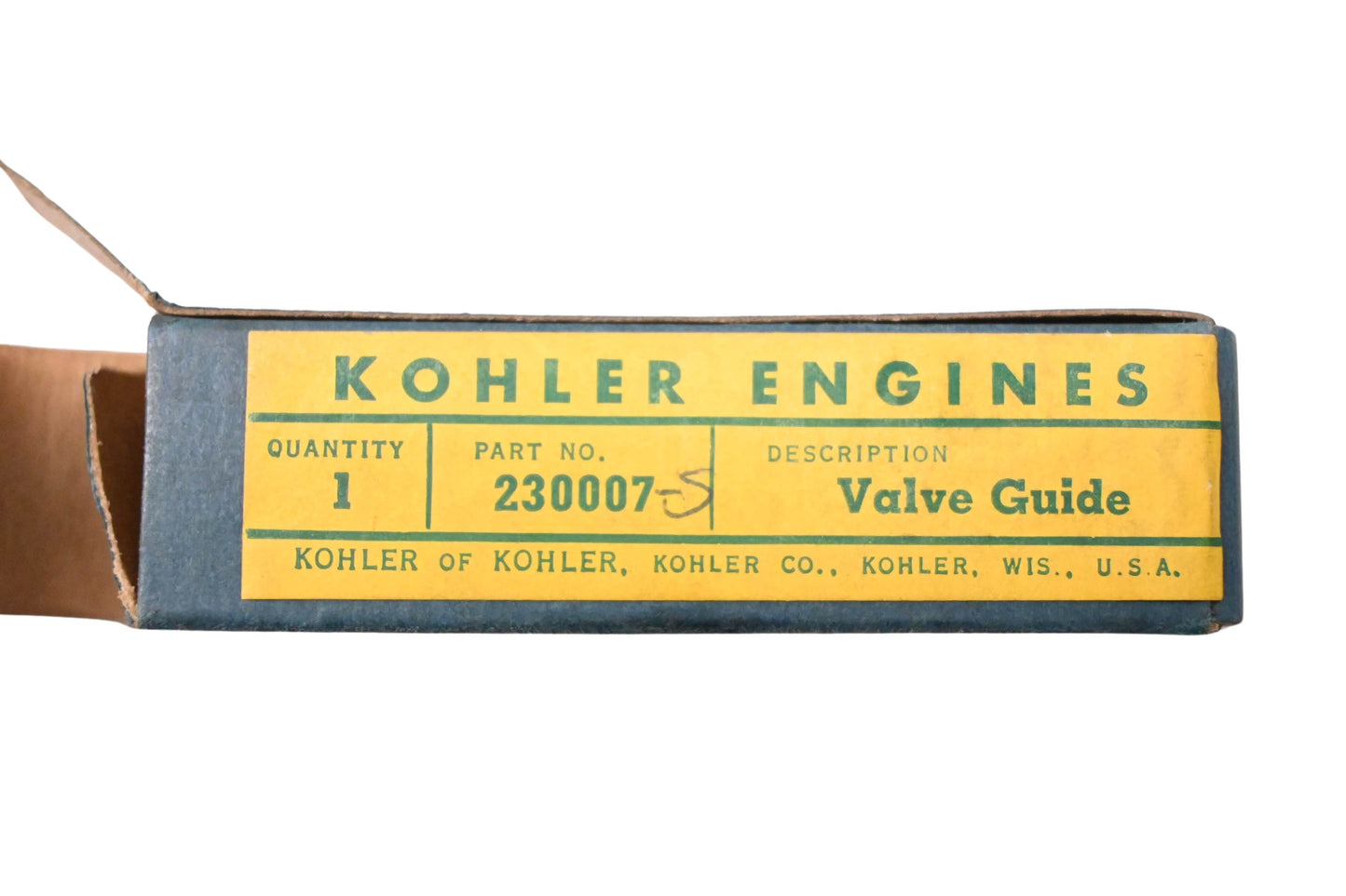 Kohler 230007S Valve Guide NOS