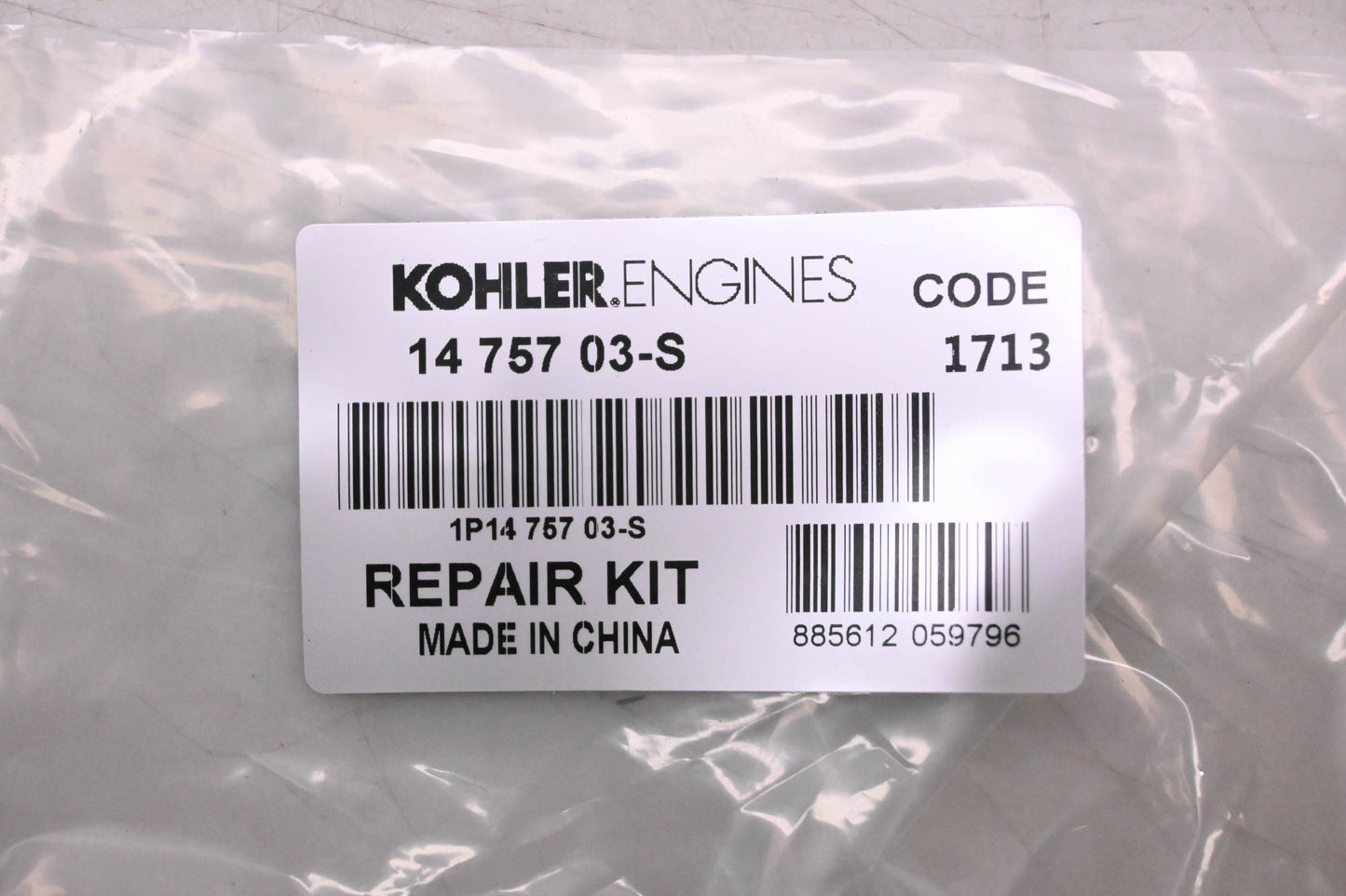 Kohler 14 757 03-S Carburetor Repair Kit NOS