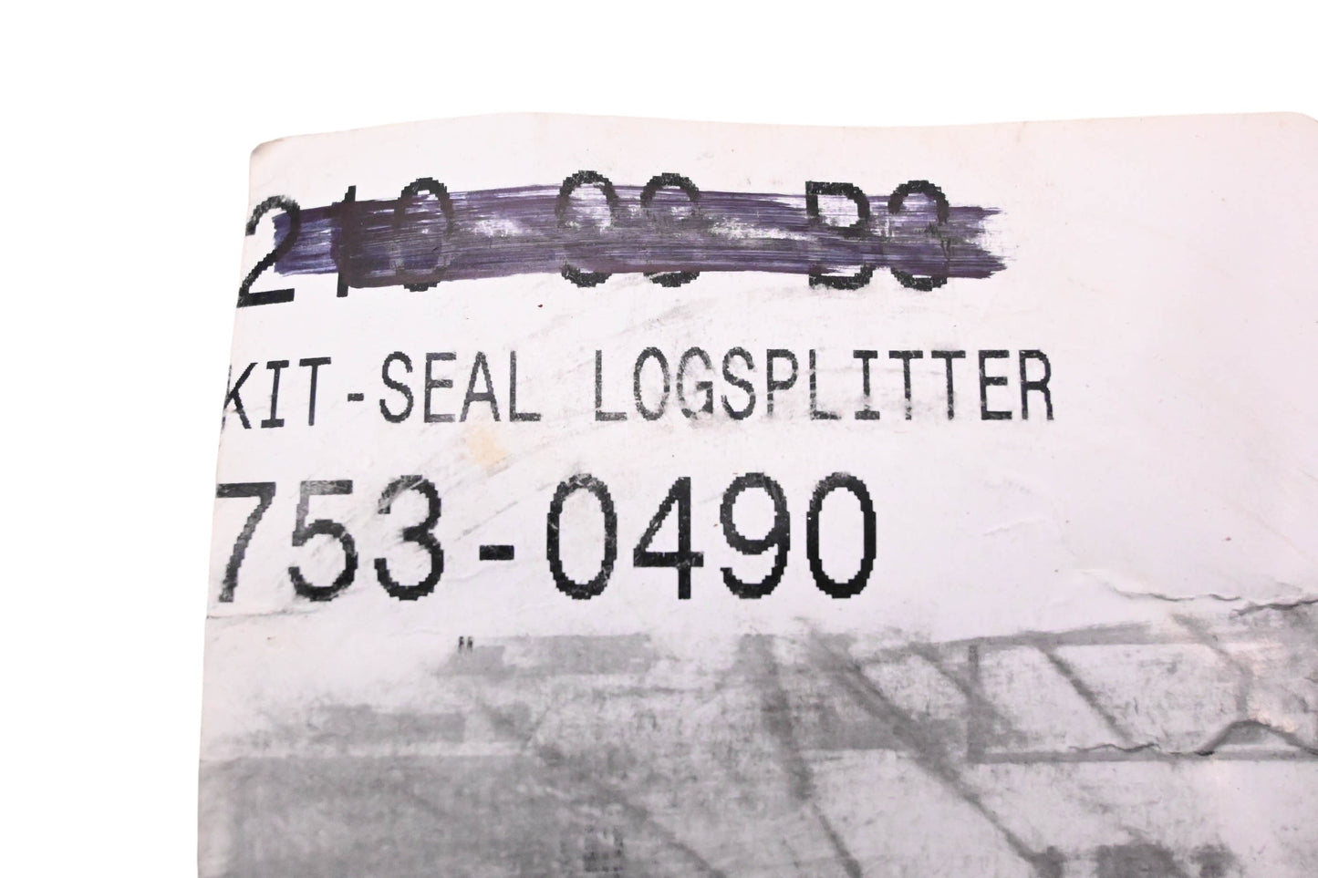 MTD 753-0490 Log Splitter Seal Kit NOS