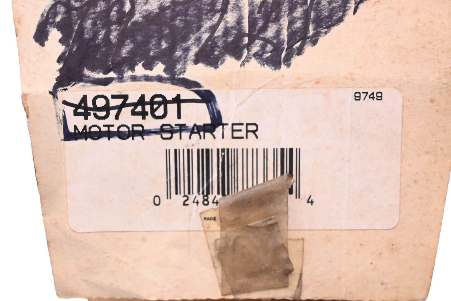 New OEM Briggs & Stratton 497401 Electric Starter Motor Assembly NOS