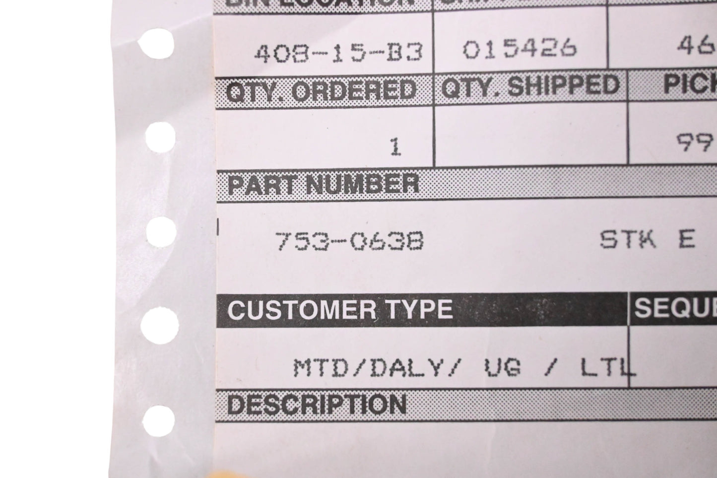 MTD 753-0638, 744-7209 Impeller Tool NOS