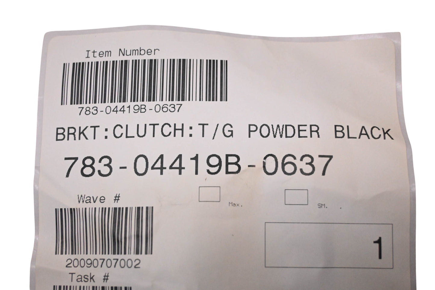 MTD 783-04419B-0637 Clutch Bracket NOS