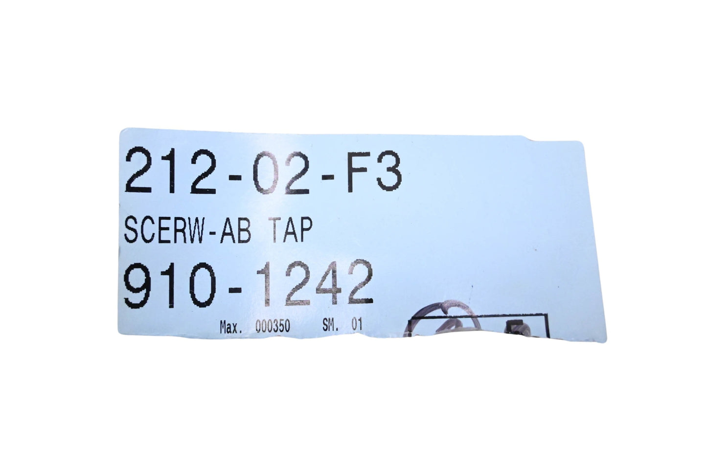 MTD 212-02-F3, 910-1242 Screws Qty 3 NOS
