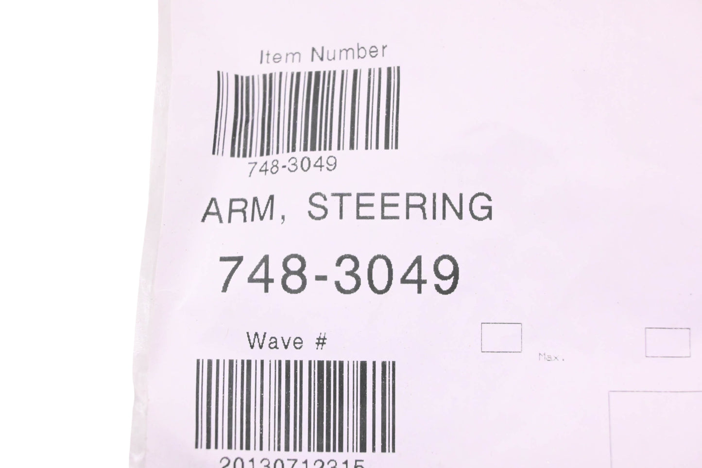 MTD 748-3049 Steering Arm NOS