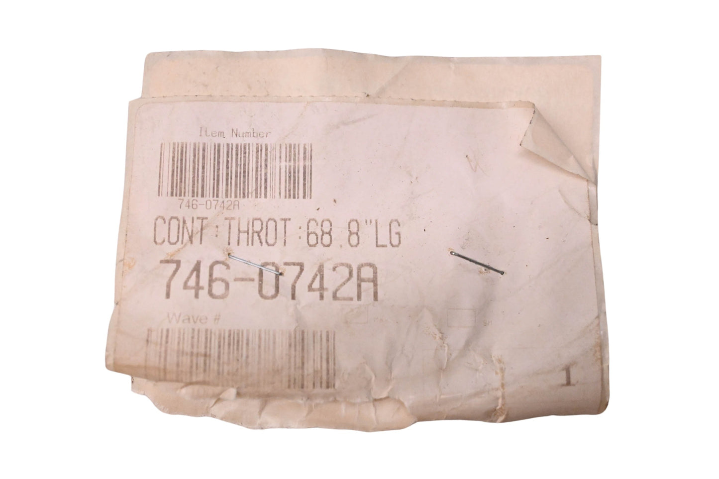 MTD 746-0742A Throttle Control Cable NOS