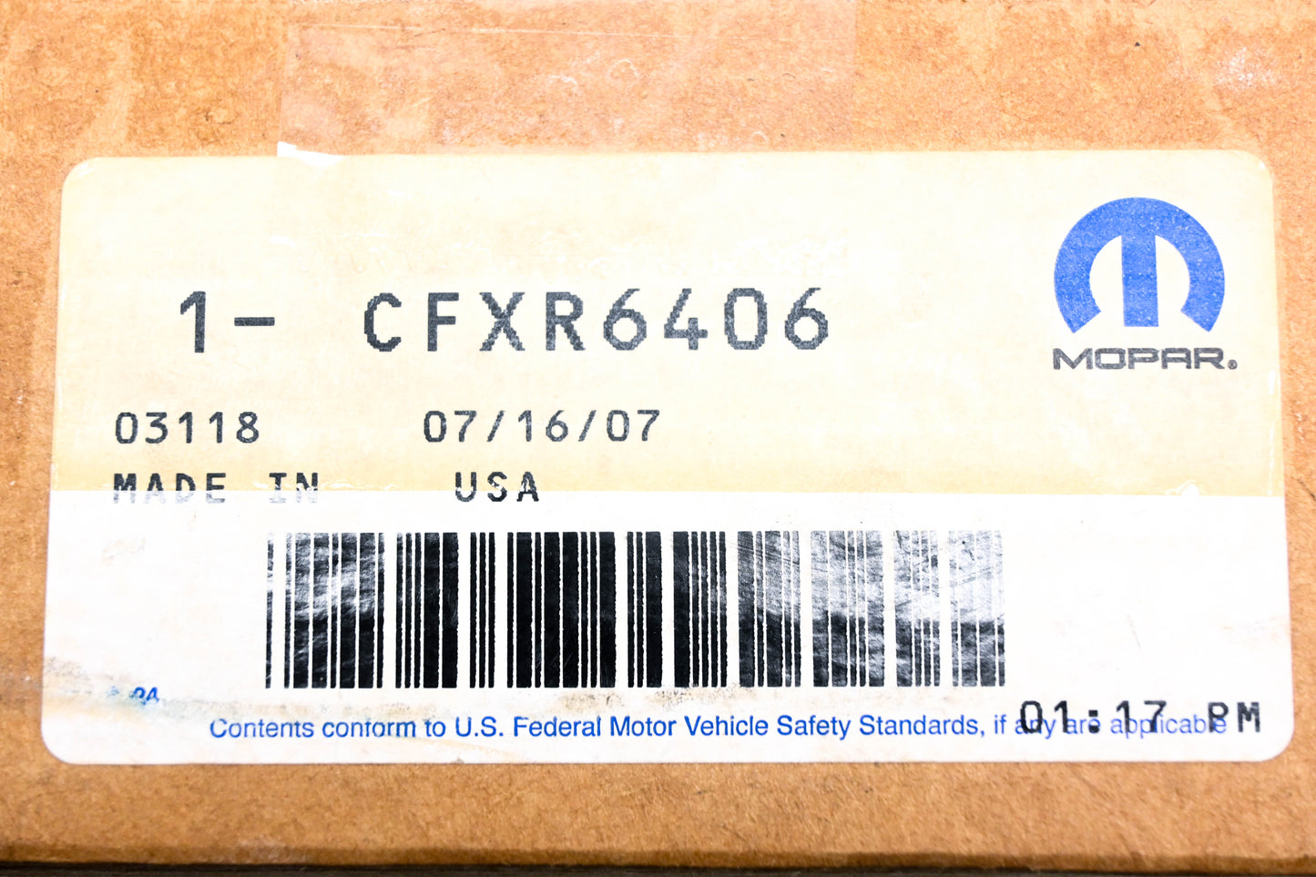 Mopar CFXR6406 Liftgate Latch Kit NOS