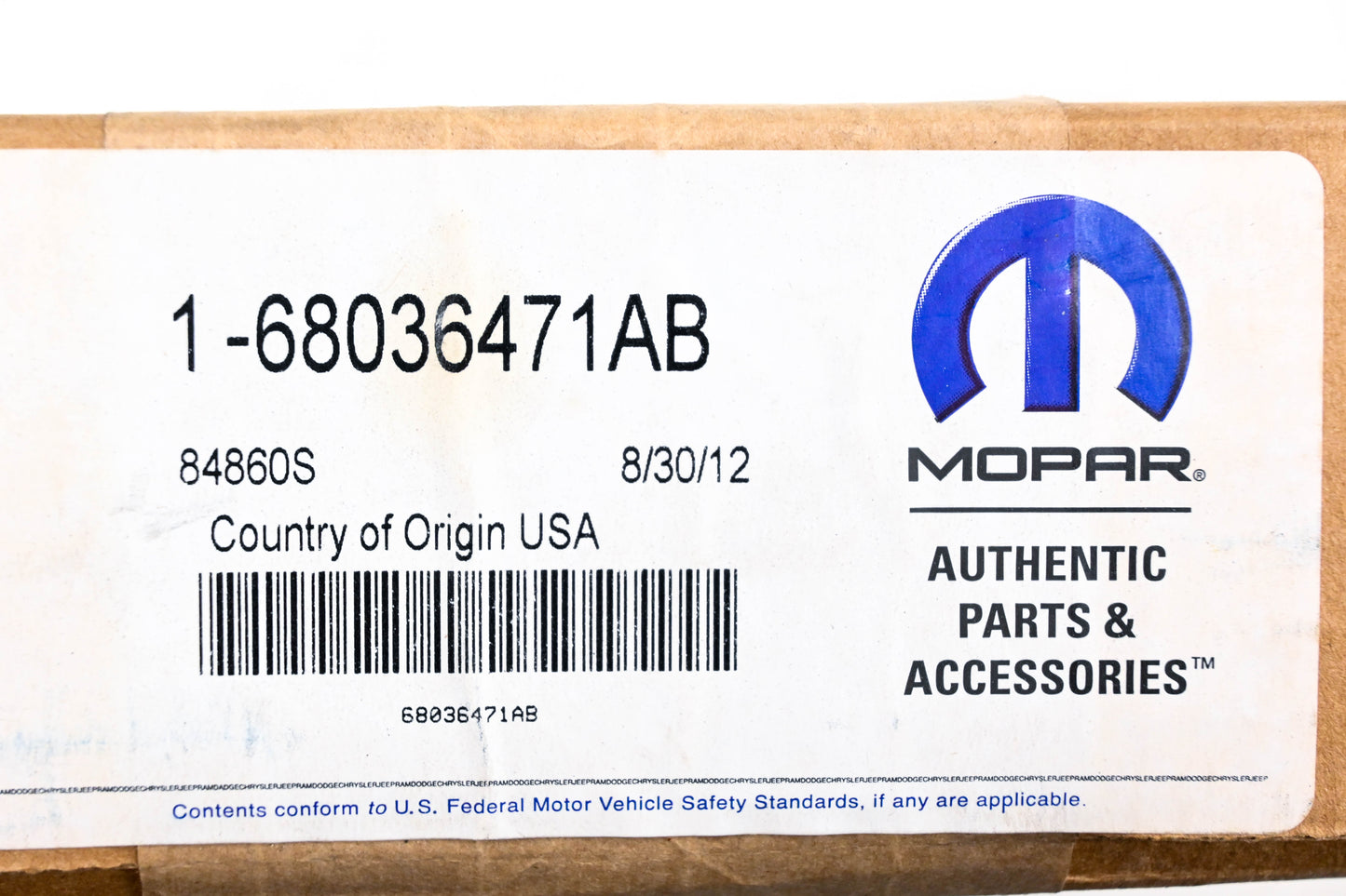 Mopar 68036471AB Wheel Bearing Seal NOS