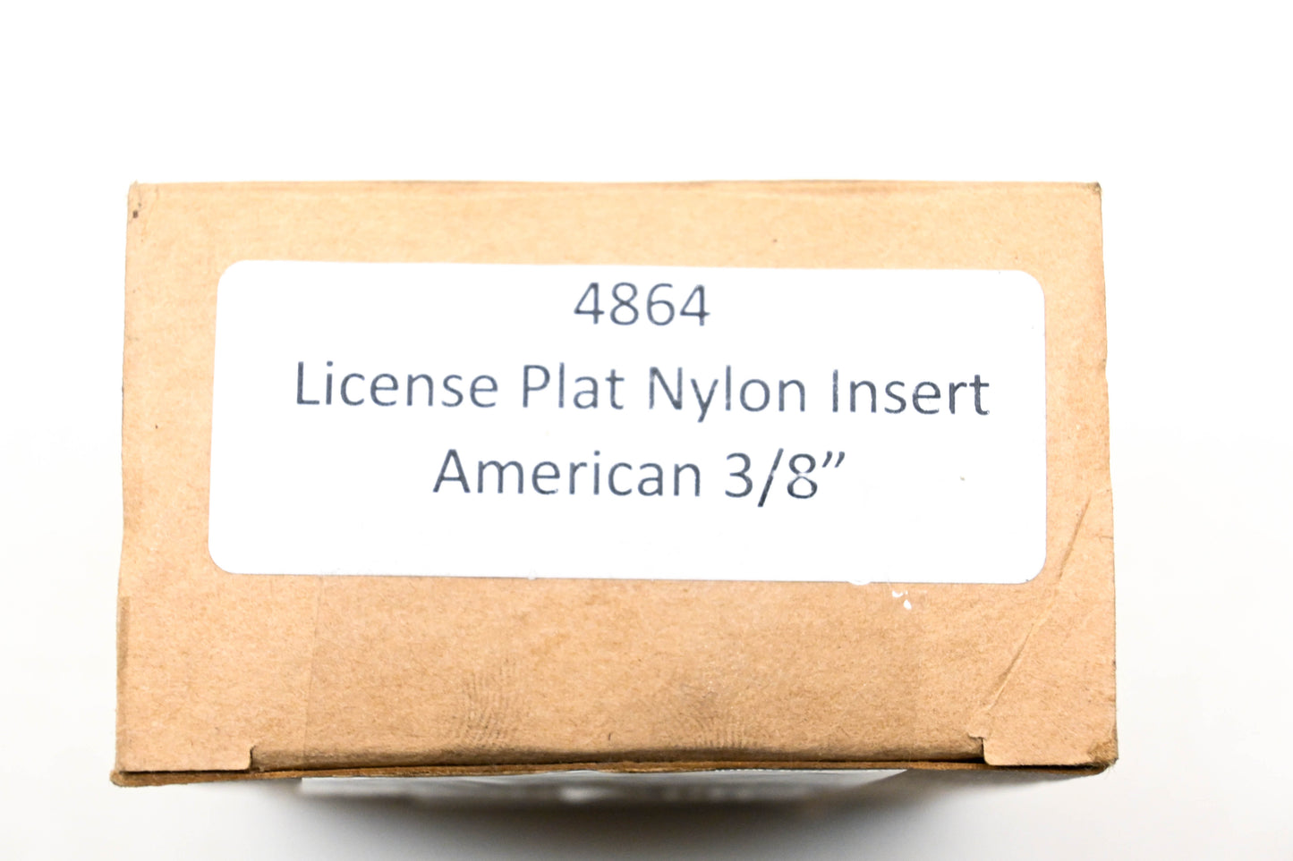 Aftermarket 4864 License Plate Nylon Inserts 3/8" Qty 100 NOS