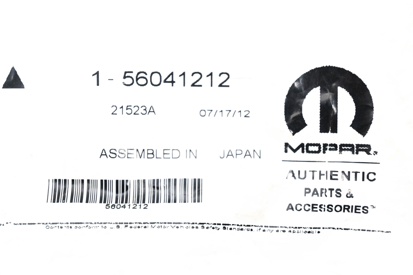 Mopar 56041212 Oxygen Sensor NOS