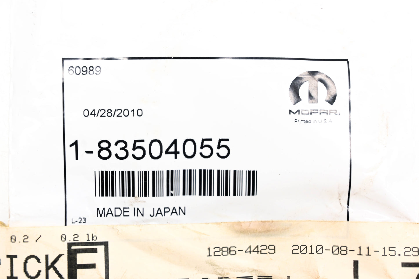 Mopar 83504055 Transmission Shaft Seal NOS