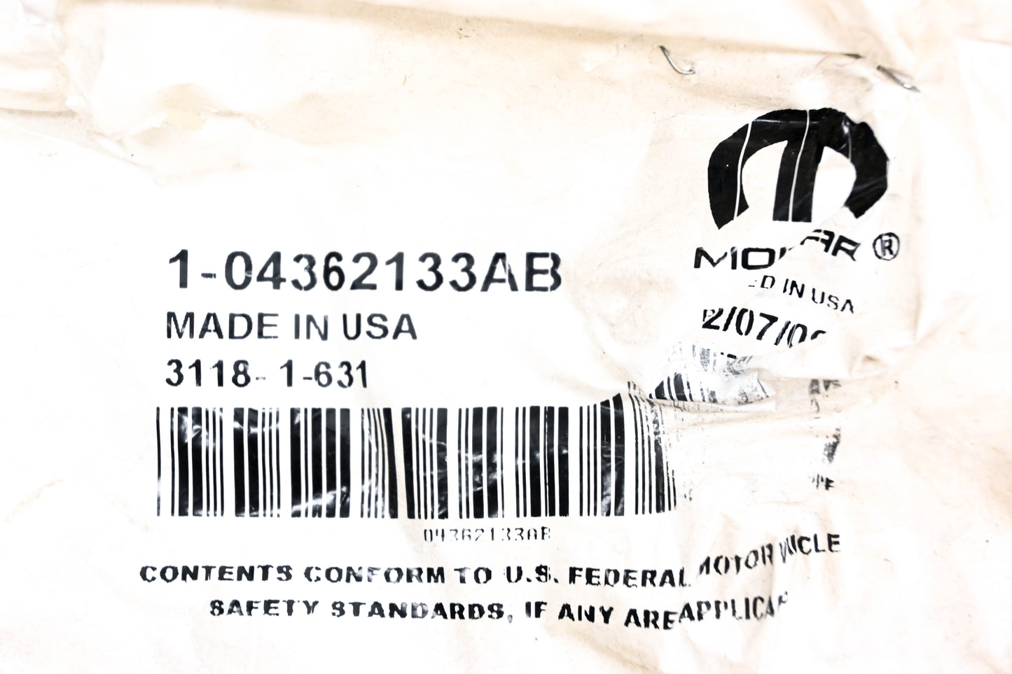Mopar 04362133AB, 4362133AB Lamp Socket Harness