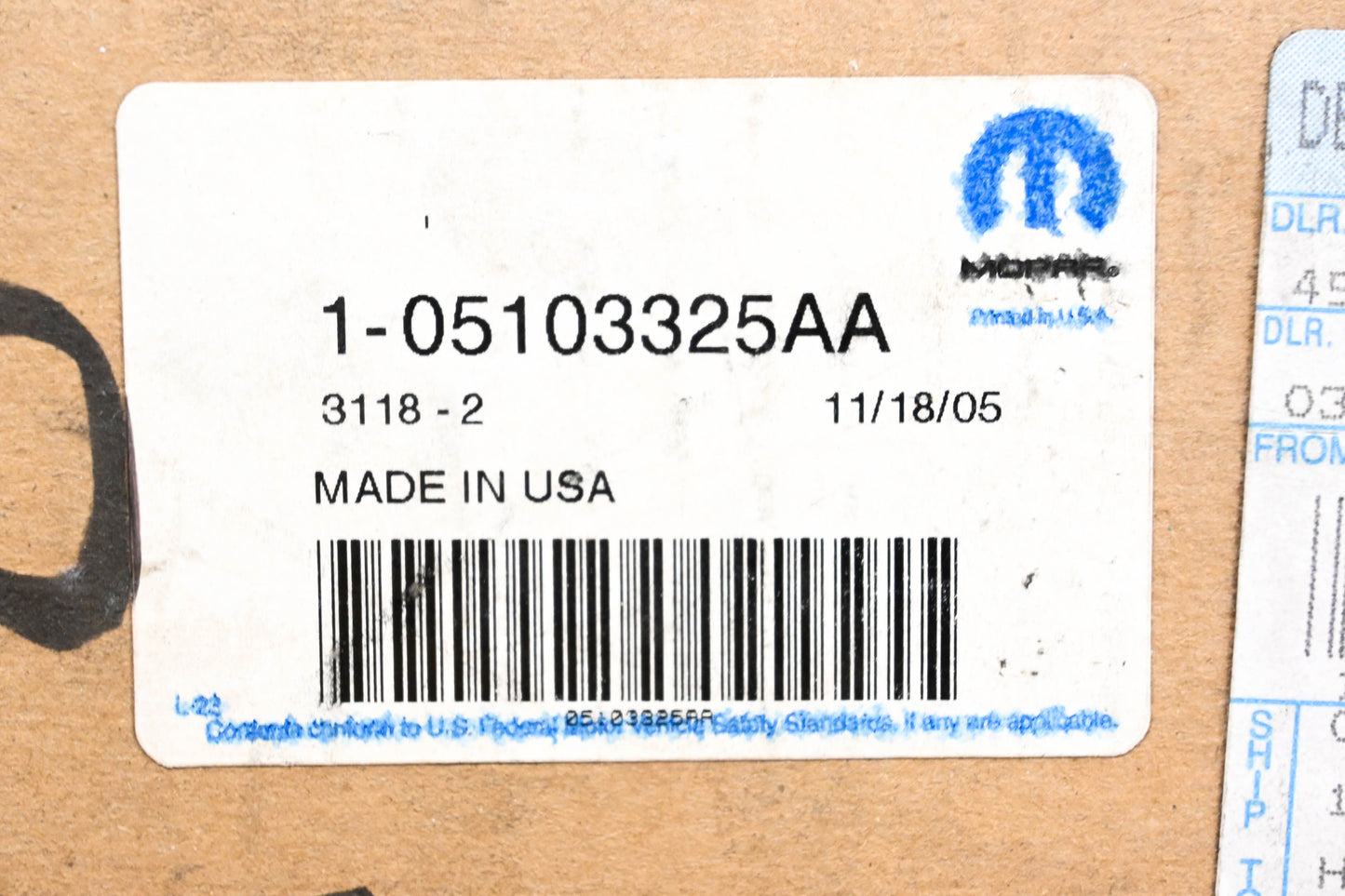 Mopar 05103325AA, 5103325AA Cup Holder NOS
