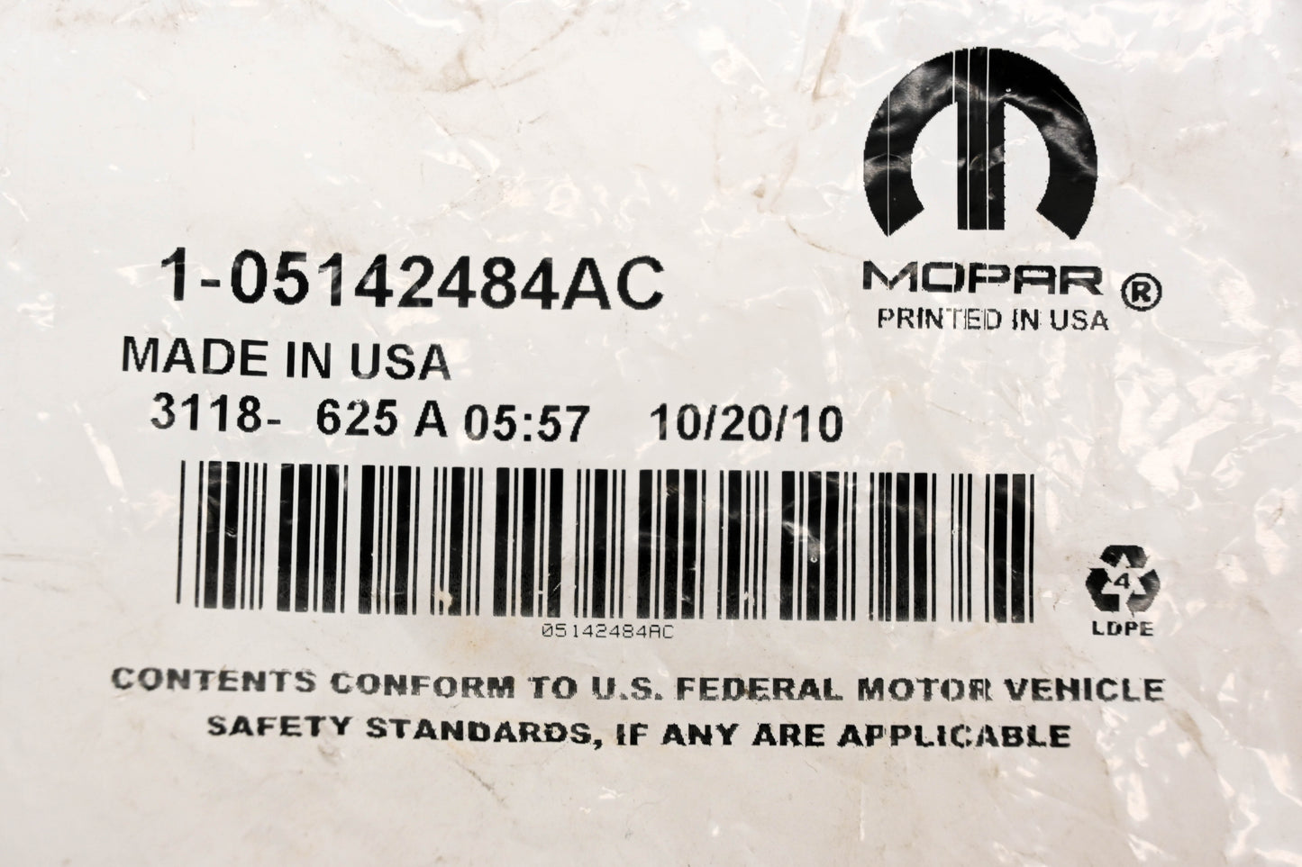 Mopar 05142484AC, 5142484AC Cup Holder NOS