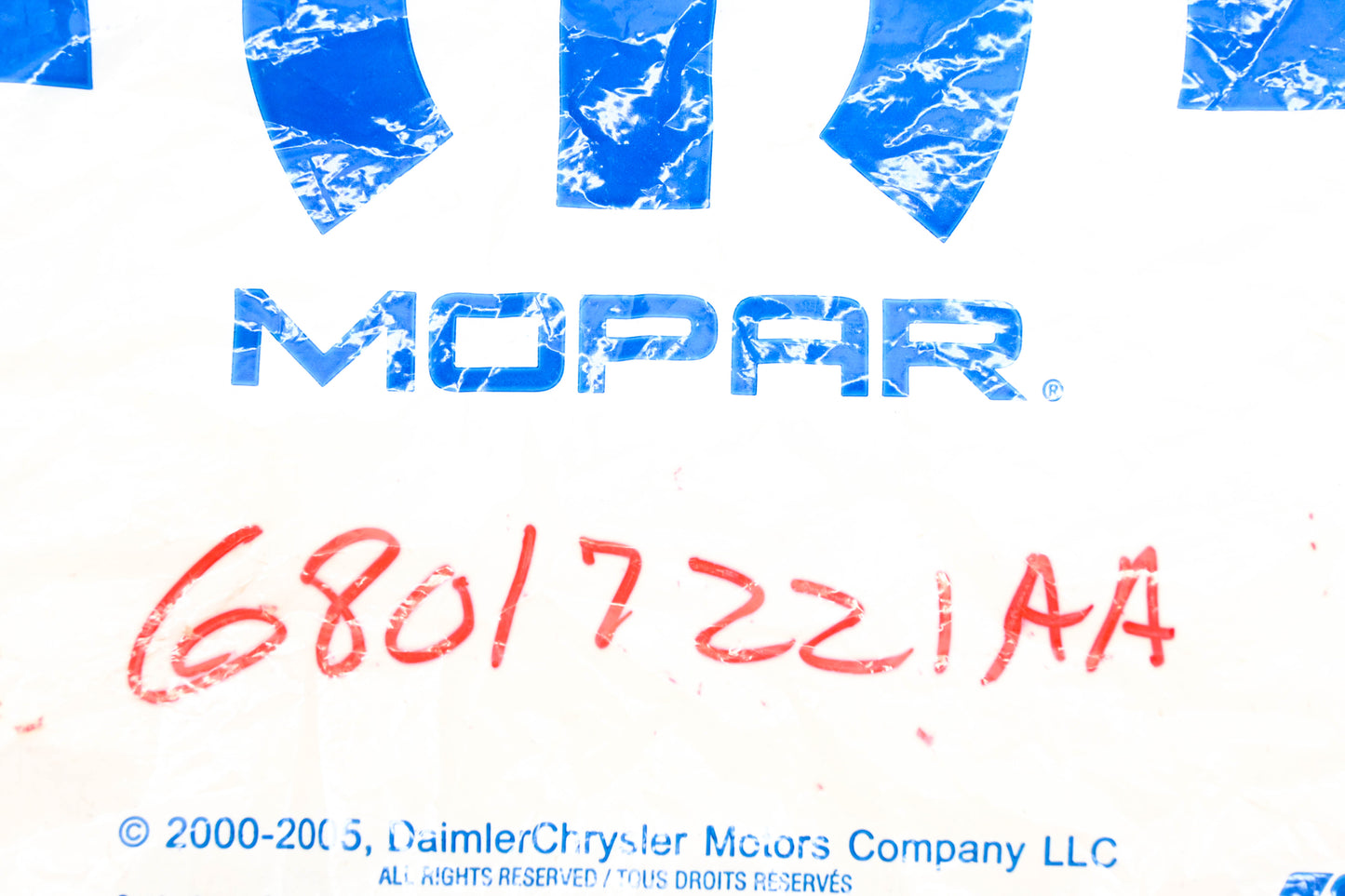 Mopar 68017221AA Suspension Plate U Bolt NOS