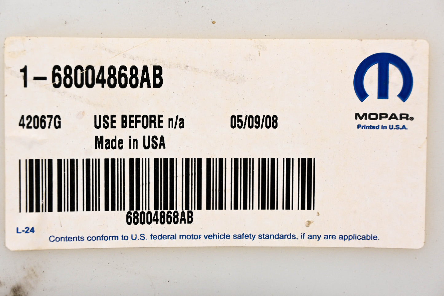 Mopar 68004868AB Washer & Coolant Reservoir NOS