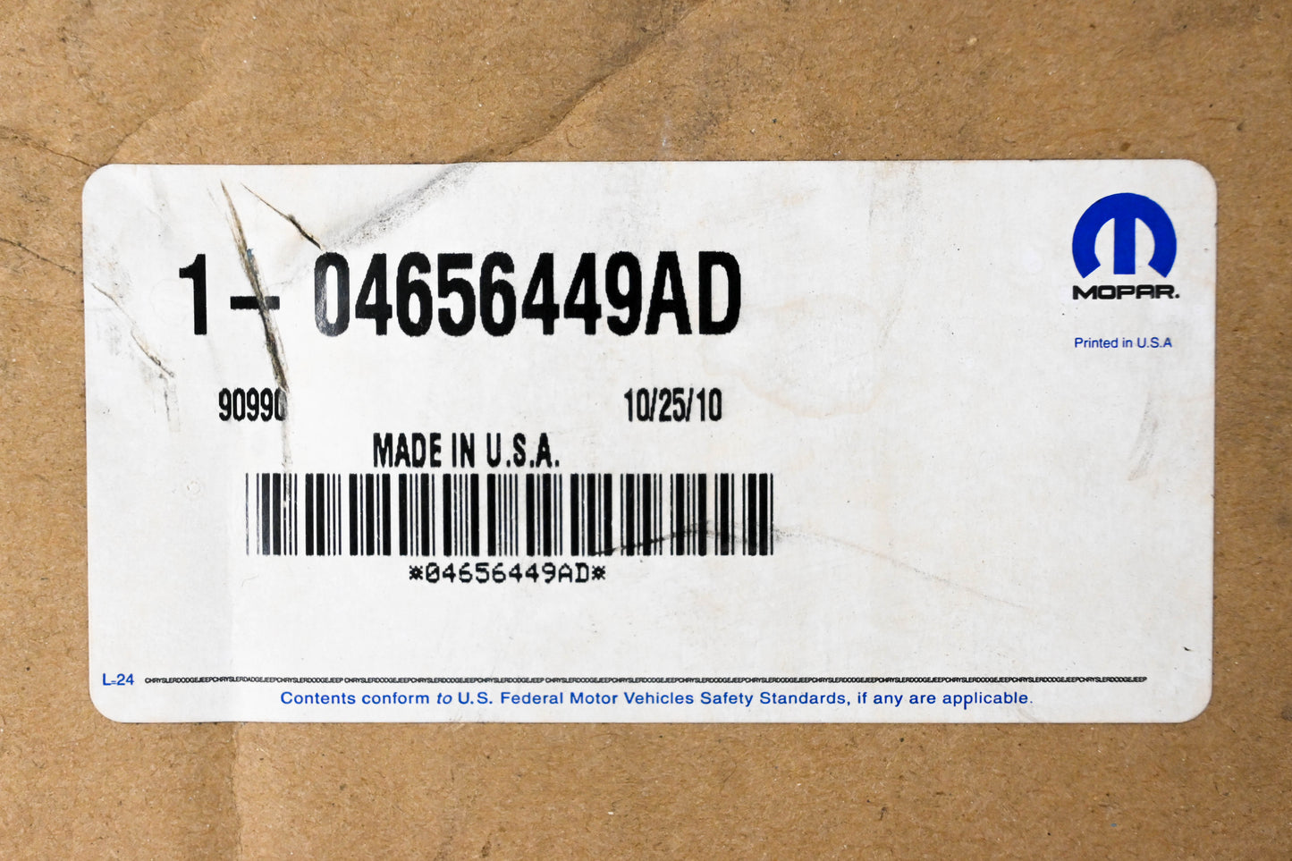 Mopar 04656449AD, 1A10310A Strut Damper NOS