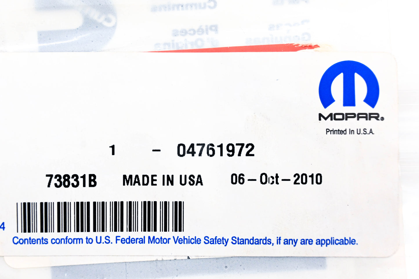 Mopar 04761972 Power Steering Pump Stud Bolt NOS