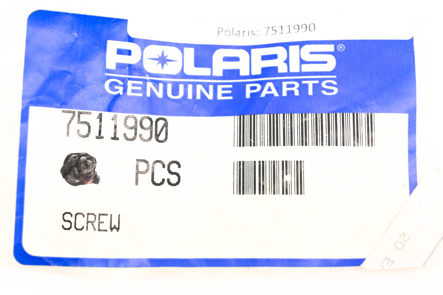 New OEM Polaris 7511990 Screws Qty 2 NOS