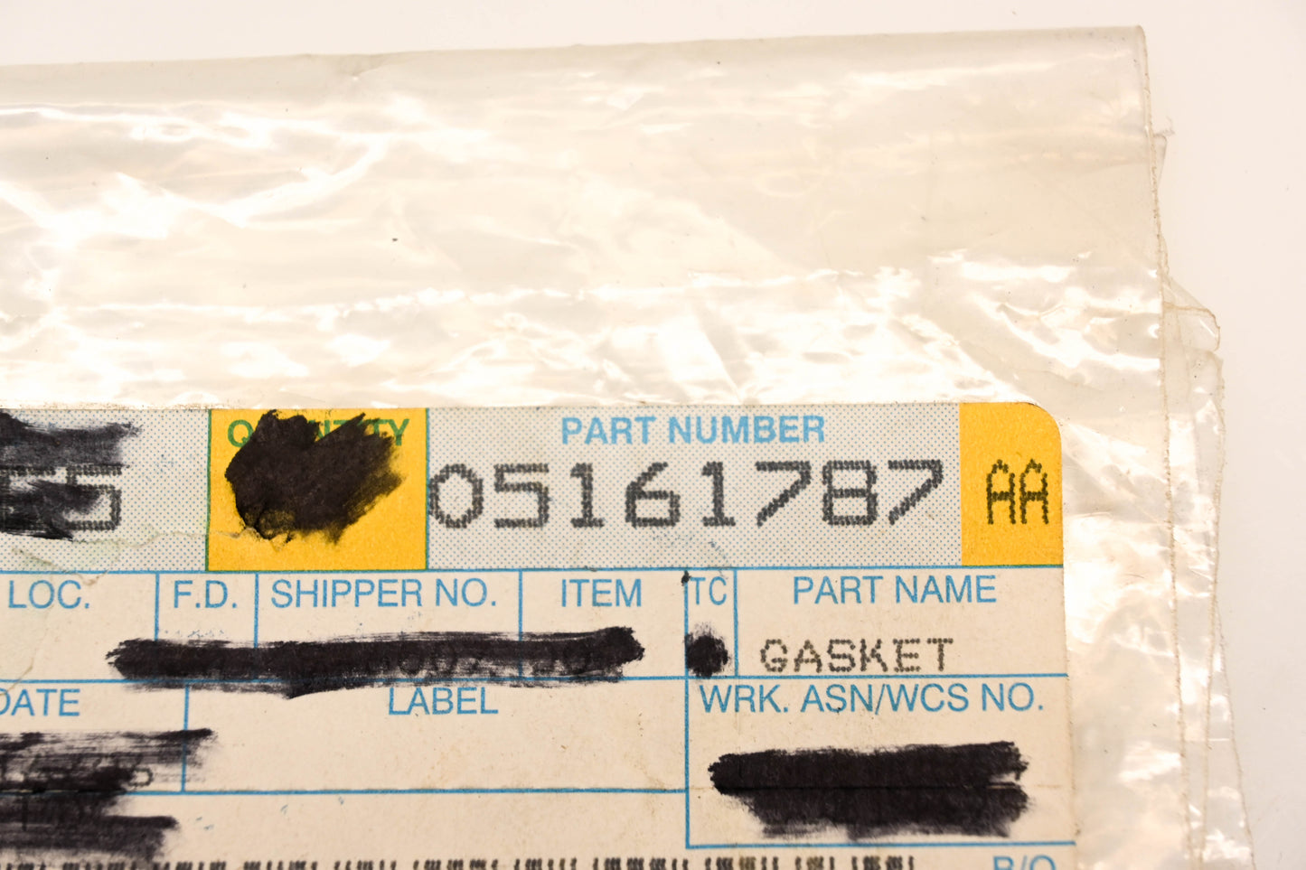 Mopar 05161787AA, 5161787AA Sealing Washer NOS