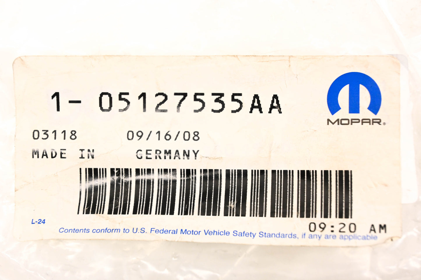 Mopar 05127535AA, 5127535AA Track Bar Mount Kit NOS