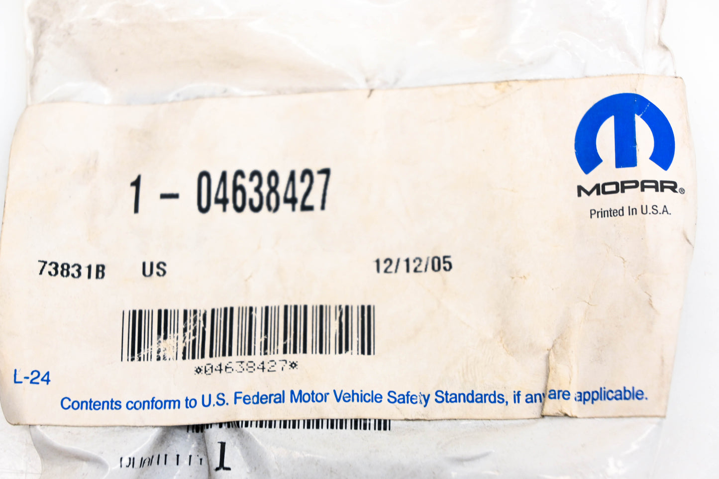 Mopar 04638427, 4638427 Heater Hose Elbow NOS