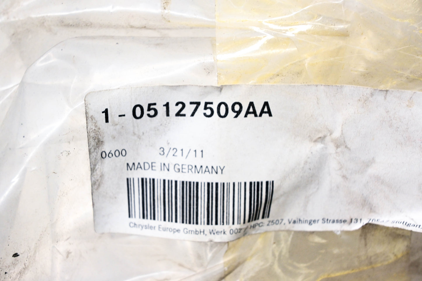 Mopar 05127509AA, 5127509AA Fuel Cooler Assembly NOS