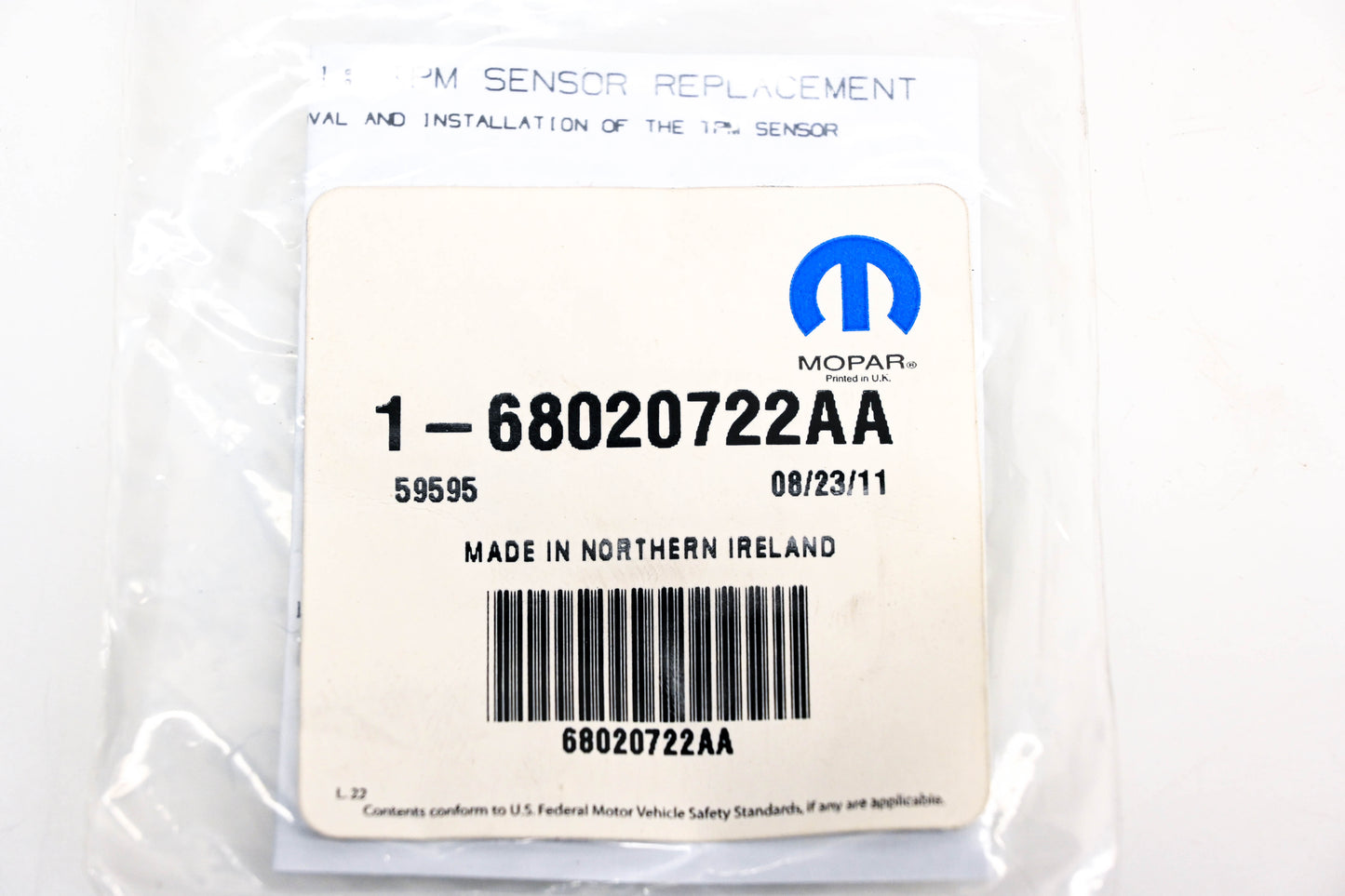 Mopar 68020722AA Tire Pressure Monitor Valve Kit NOS