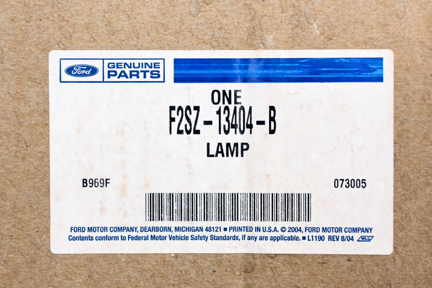 New OEM Ford F2SC-13404-B Right Taillight Assembly NOS