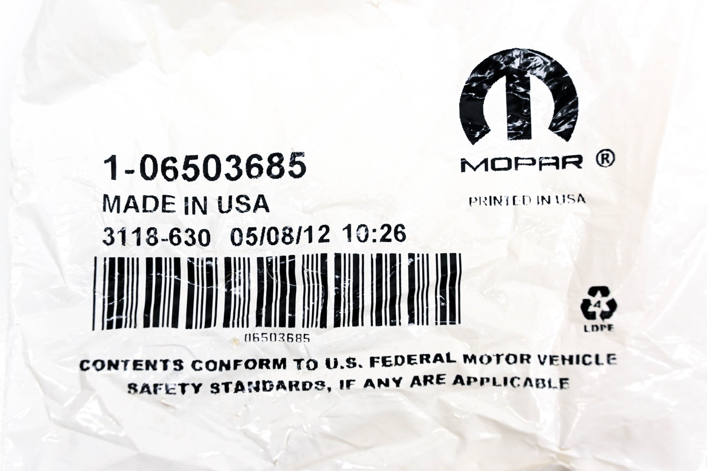 Mopar 06503685, 6503685 Nut NOS