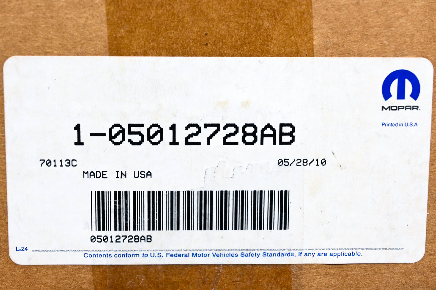 Mopar 05012728AB, H329147MPA Left Door Servo NOS