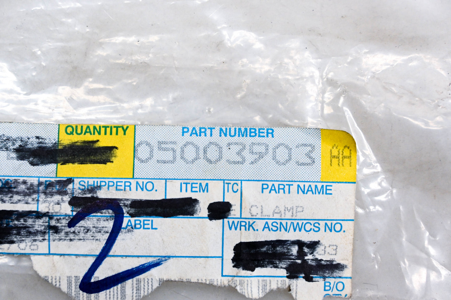 Mopar 05003903AA, 5003903AA Anti Rattle Brake Clips Qty 2 NOS