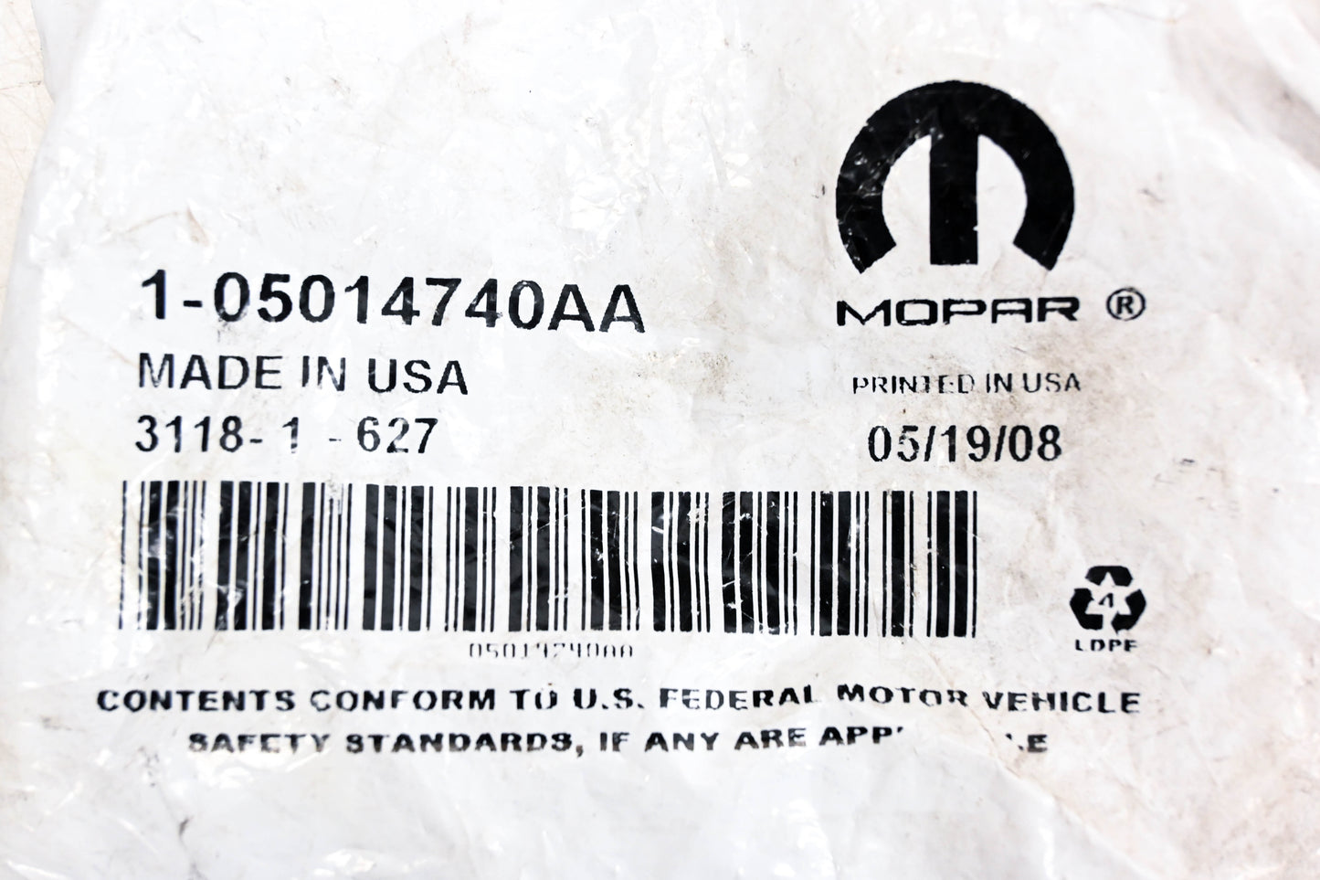Mopar 05014740AA, 5014740AA Rack & Pinion Bushing NOS
