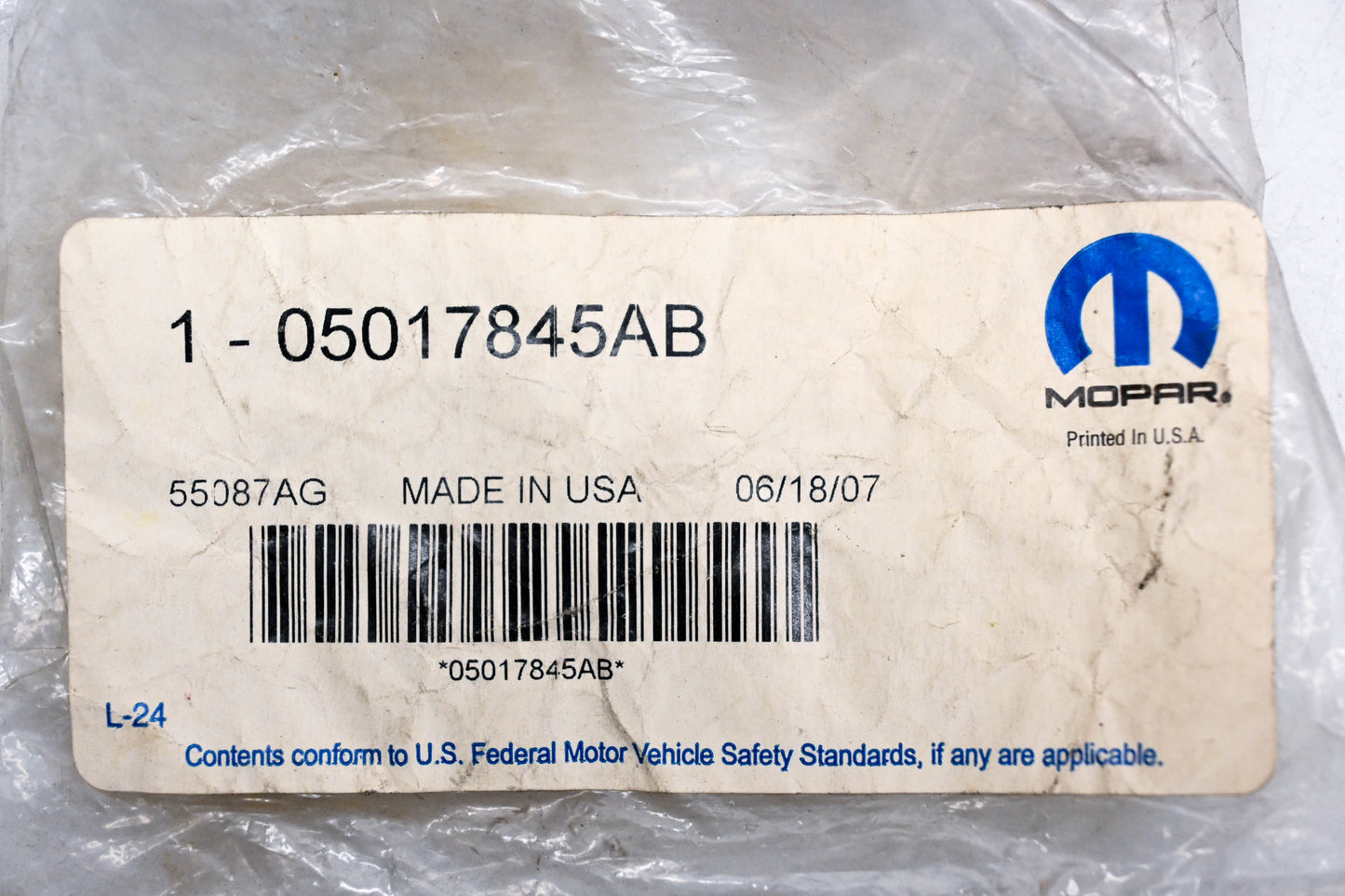 Mopar 05017845AB, 5017845AB Brake Caliper Guide Kit NOS