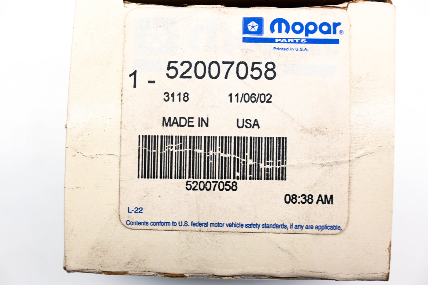 Mopar 52007058 Brake Caliper Piston NOS