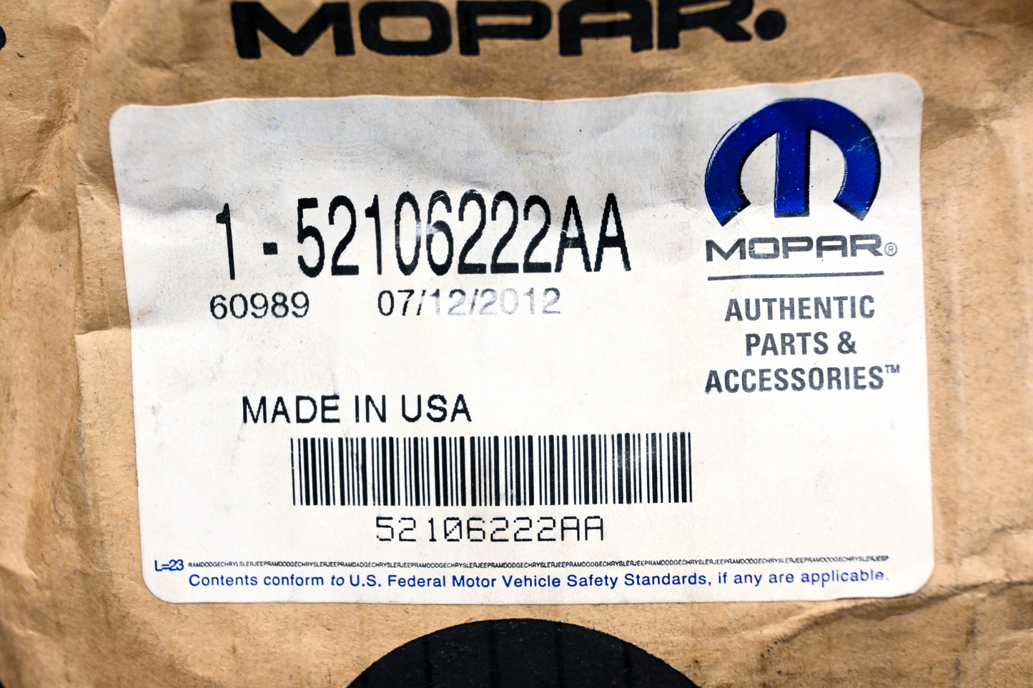Mopar 52106222AA Ball Joint NOS