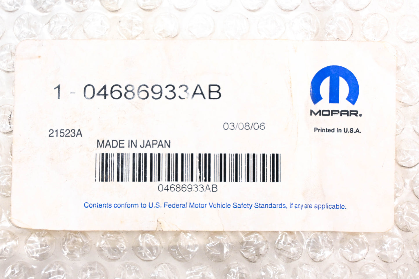 Mopar 04686933AB, 4686933AB Oxygen Sensor NOS