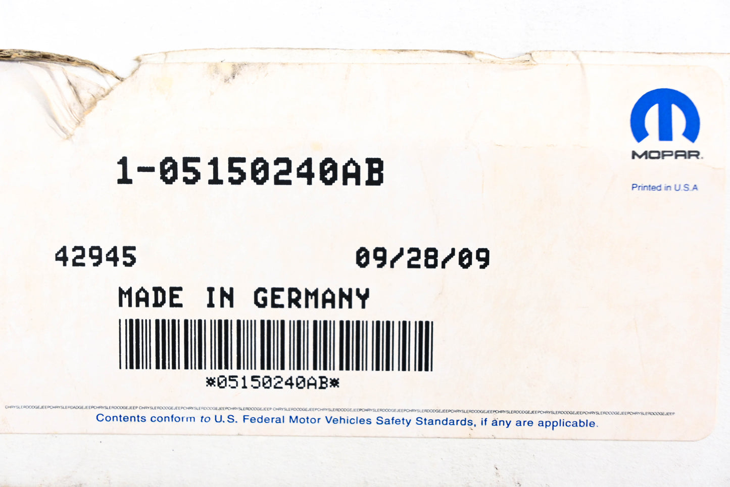 Mopar 05150240AB, 5150240AB TCU Module NOS